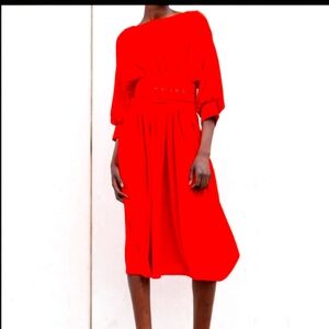 NWT Kate Hewko Belted A-Line Dress, Size L